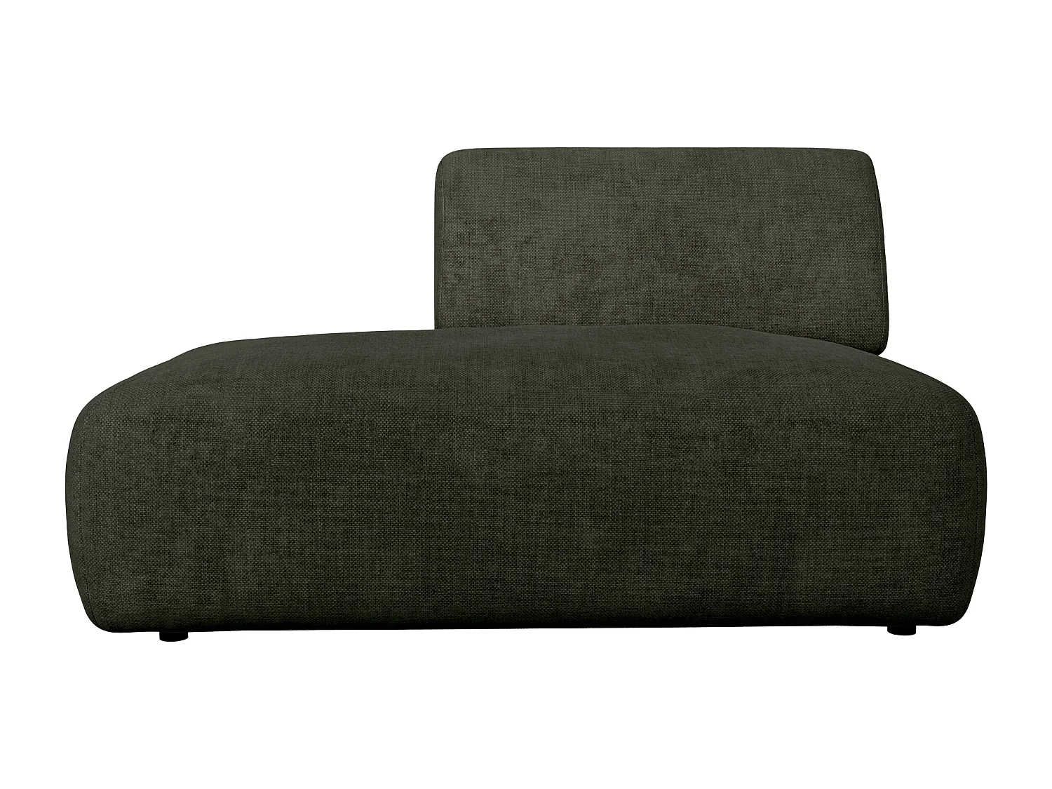 Module méridienne gauche en tissu vert POGNI de Maison Céphy