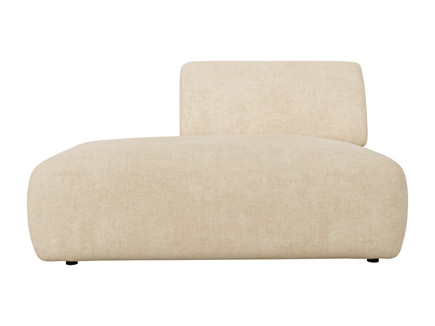 Module méridienne gauche en tissu beige POGNI de Maison Céphy