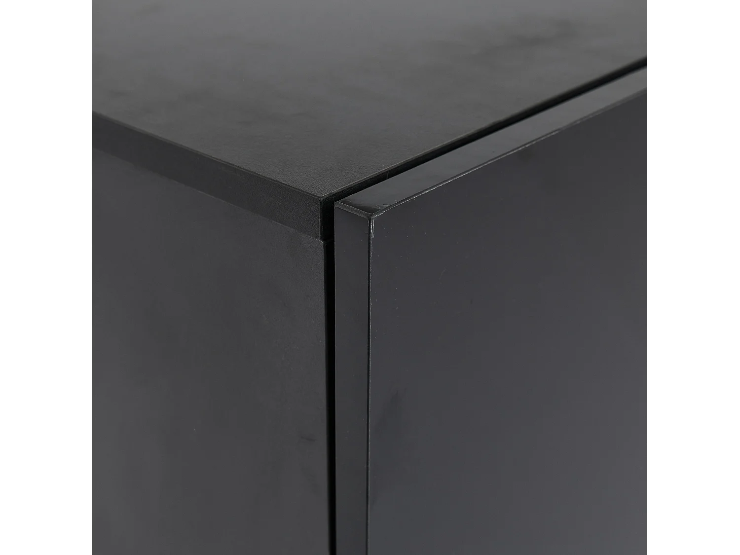 Vitrine 45x35x160 cm LED 2 portes 1 étagères en verre - meuble de rangement - bois - noir