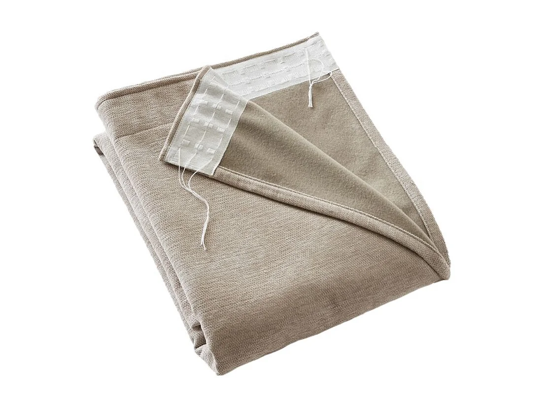 Rideau occultant phonique et thermique doublé polaire galon fronceur "Bjorn" 100% opaque Le fil d'Ariane