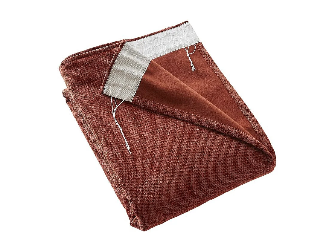 Rideau occultant phonique et thermique doublé polaire galon fronceur "Bjorn" 100% opaque Le fil d'Ariane