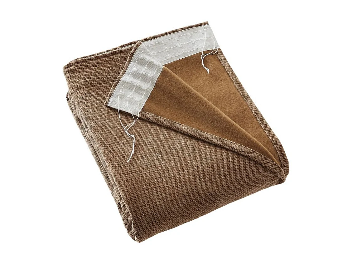 Rideau occultant phonique et thermique doublé polaire galon fronceur "Bjorn" 100% opaque Le fil d'Ariane