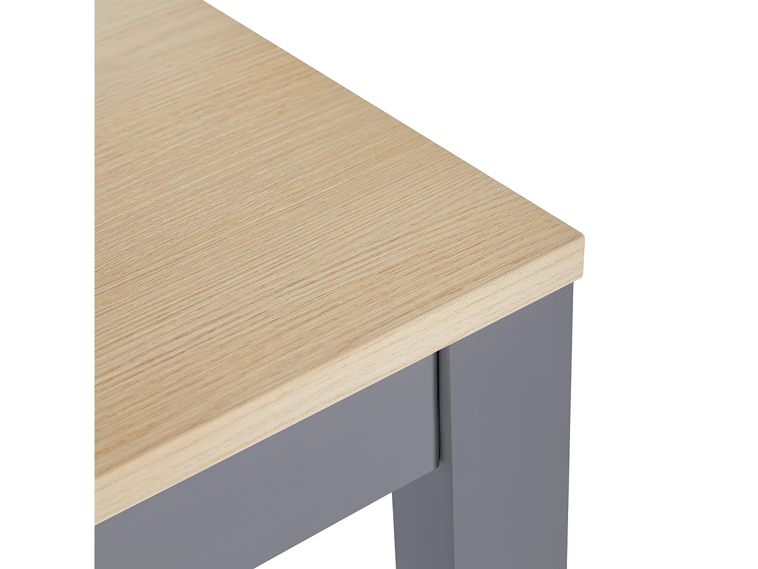 Meuble de bar 118-180)x50x94 cm 4 portes Îlot de cuisine en bois avec plateau extensible ( - gris