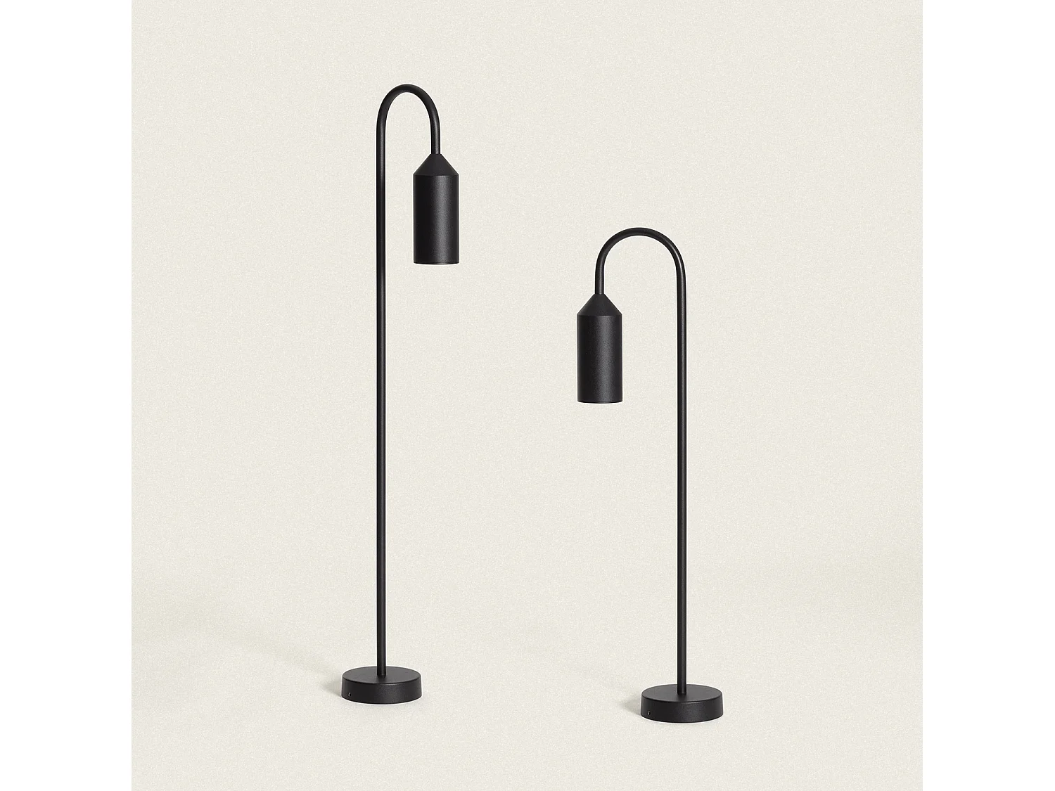 Lampioncino per Esterni Alluminio 60cm Boukali Nero