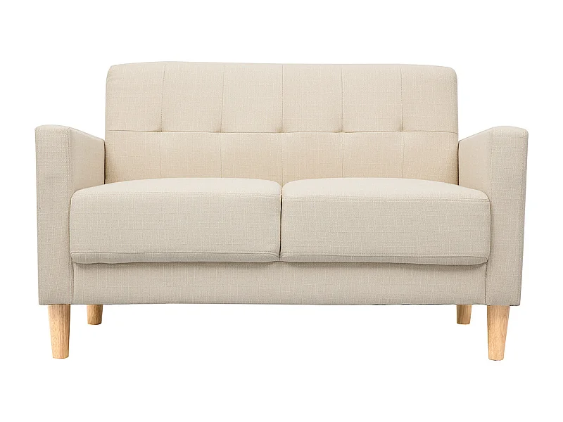 Sofá diseño 2 plazas beige MOON