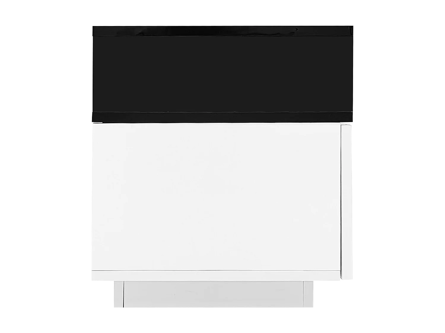 Meuble TV 170x38x42 cm 1 porte 1 tiroir meuble de rangement en bois - blanc