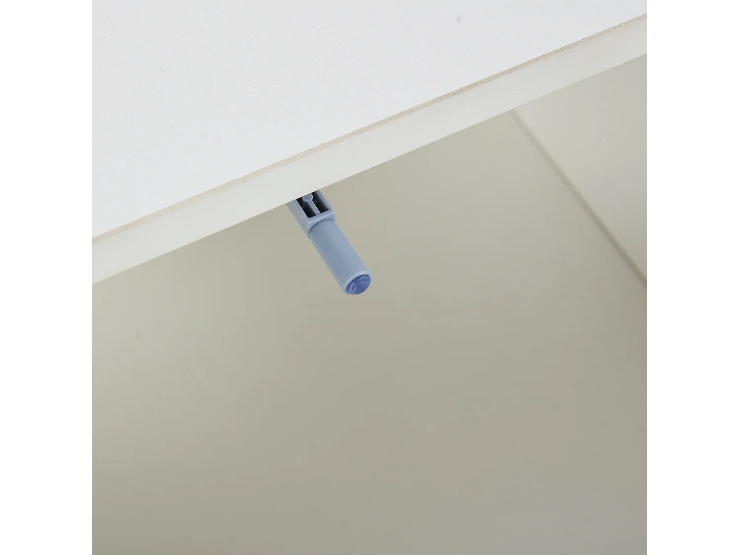 Meuble TV 160x40x52 cm LED 1 porte 2 tiroirs meuble de rangement en bois - étagères en verre - blanc