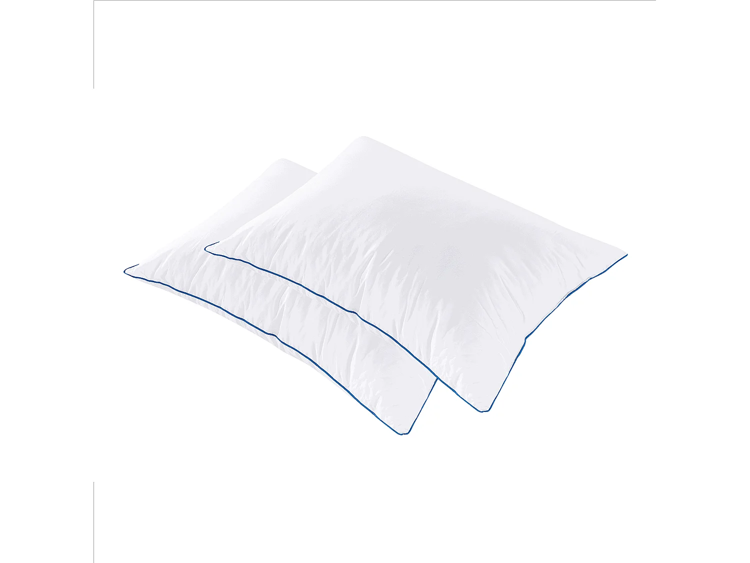 Oreiller moelleux coton et polyester 50x70 épais 5cm