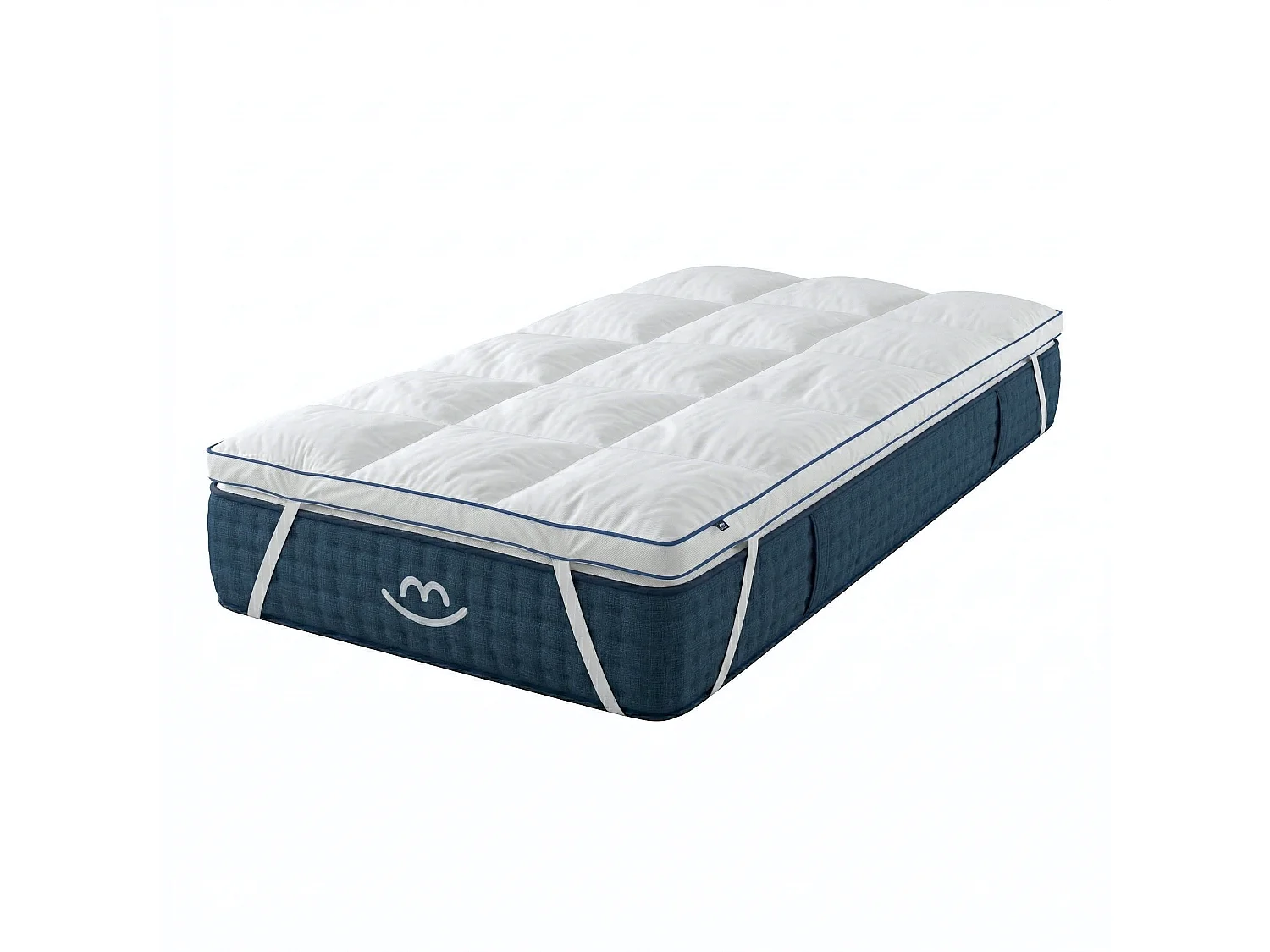 Matelas mémoire de forme et surmatelas 90x190 épais 26cm