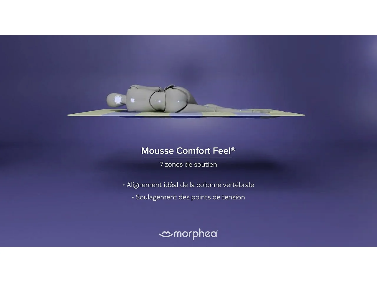 Matelas mémoire de forme et surmatelas 180x200 épais 26cm