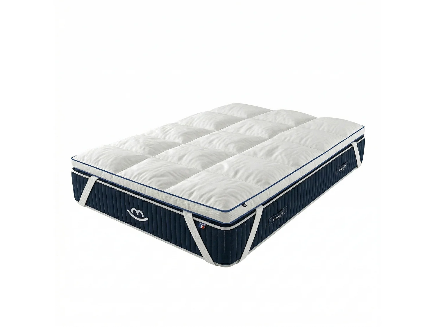 Matelas mémoire de forme et surmatelas 180x200 épais 30cm