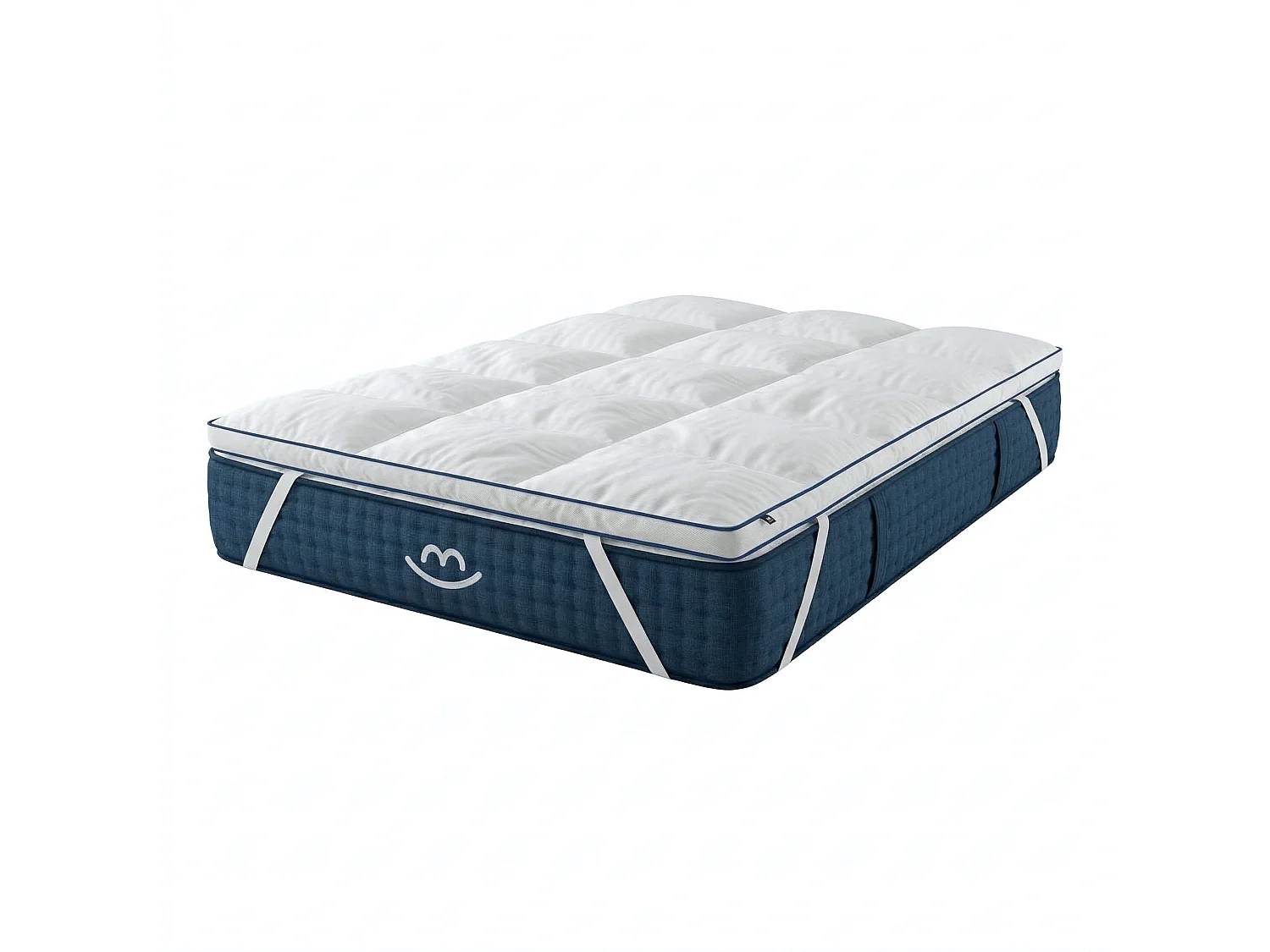Matelas mémoire de forme et surmatelas 140x190 épais 26cm
