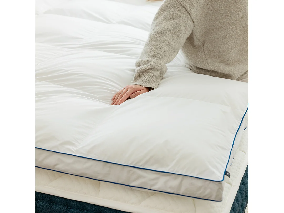 Surmatelas micro-fibre ultra moelleuse 90x200 épais 5cm