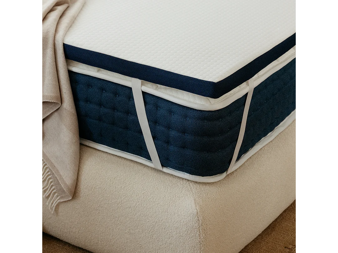 Surmatelas mémoire de forme 200x200 épais 5cm