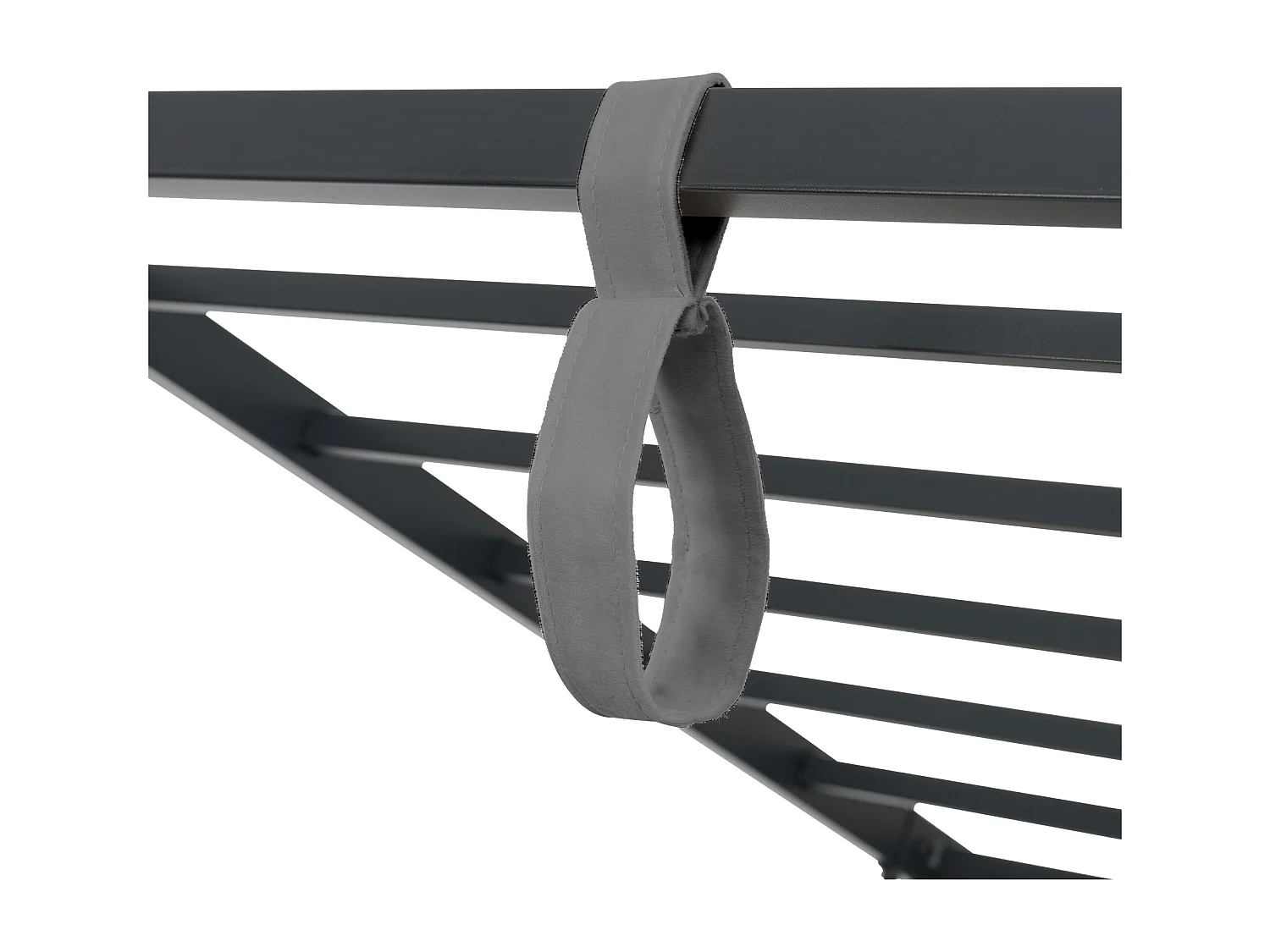 Lit enfant 90x200cm avec Espace de rangement Sommier à lattes Revêtement velours en gris pour enfants et adolescents