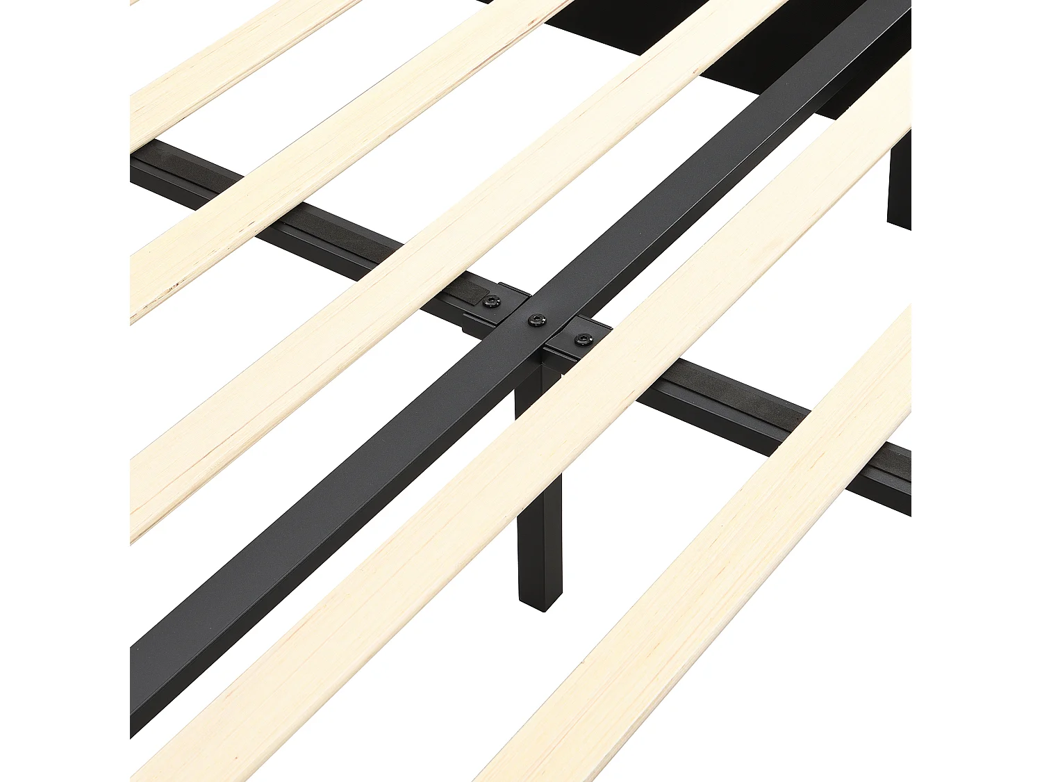 Lit adulte 160x200 cm avec sommier - tête de lit capitonnée - cadre de lit en bois - velours beige (sans matelas)