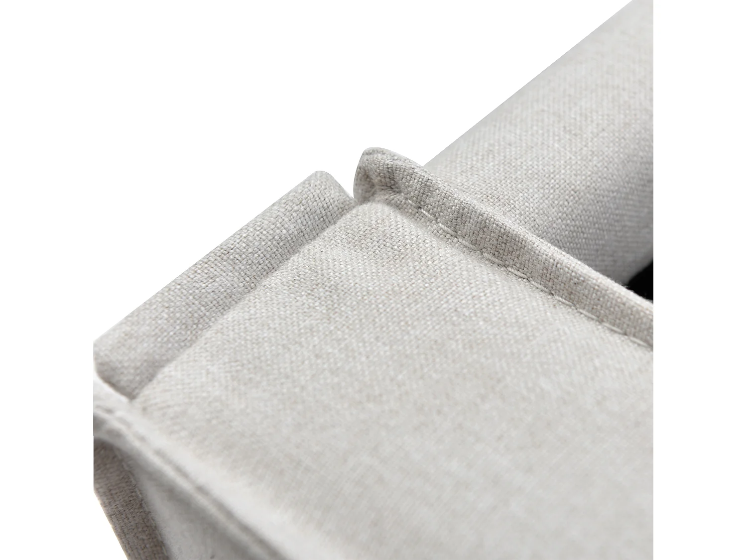 Lit coffre 140x200cm avec tête de lit cadre espace de rangement - gris - (Avec matelas)