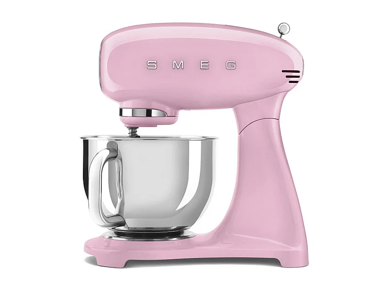 Smeg Robot pâtissier multifonctions 4.8l 1000w cadillac rose - SMF05PKEU