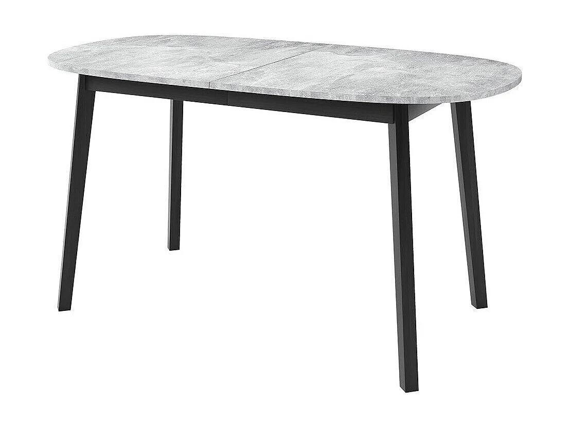 Table Edmond 114, Marbre gris|Noir, 77x80x150cm, Disponible, Stratifié, Bois