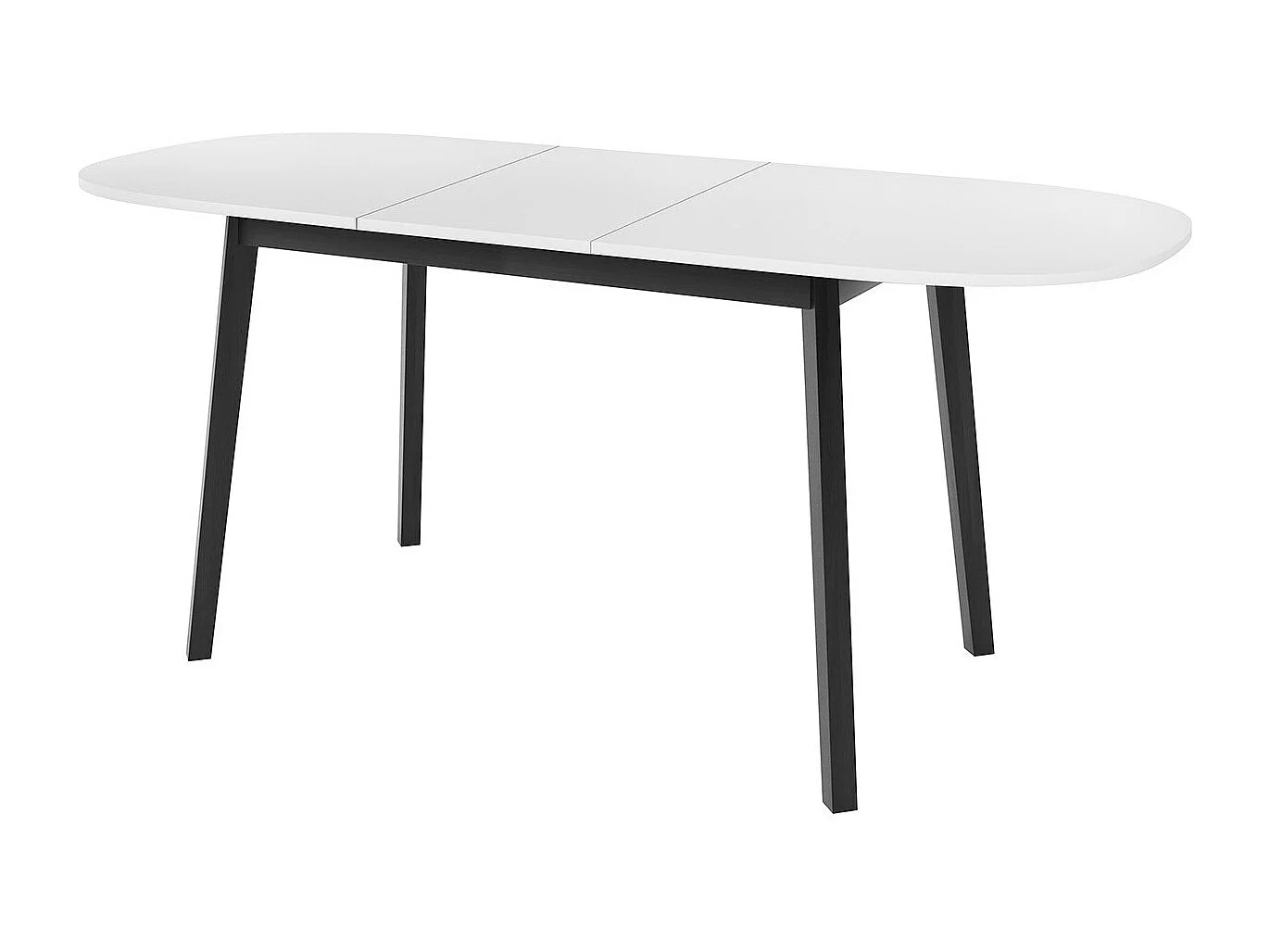 Table Edmond 114, Marbre gris|Noir, 77x80x150cm, Disponible, Stratifié, Bois