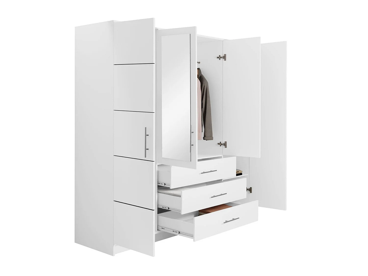 Armoire Dortivu, Nombre d'étagères: 8, 20x20x6cm