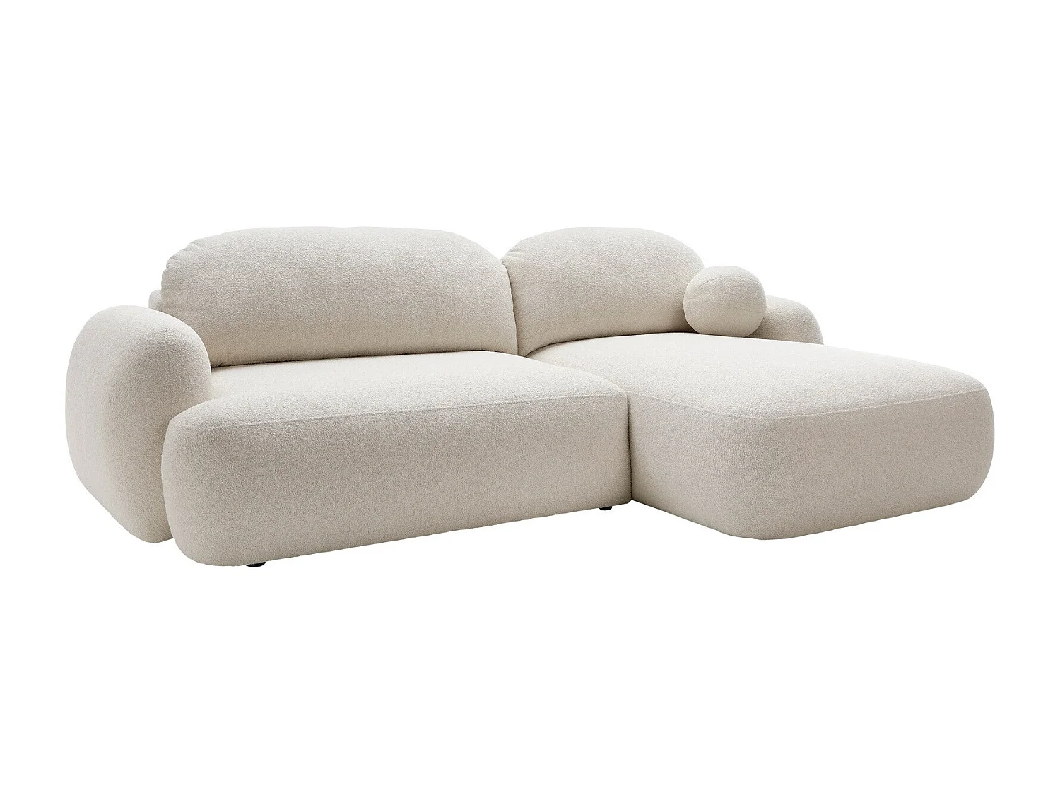 Canapé d'angle TrendyNest 110, Brun clair, Disponible, 275x175x90cm