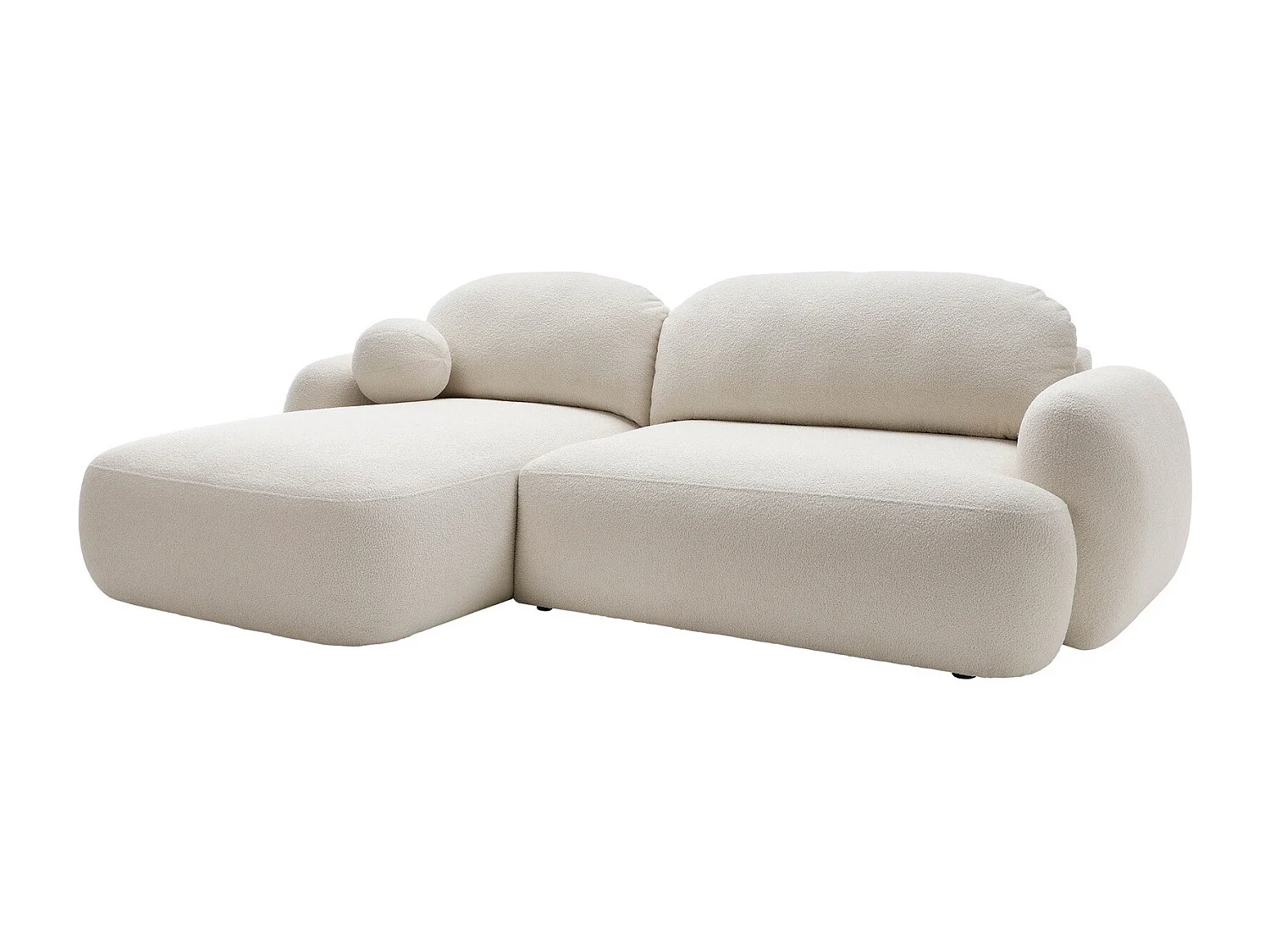 Canapé d'angle TrendyNest 110, Brun clair, Disponible, 275x175x90cm