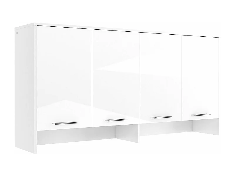 Buffet Concept Pro Lenart Levfere 160, Blanc brillant|Blanc, 108x215cm46cm, Stratifié