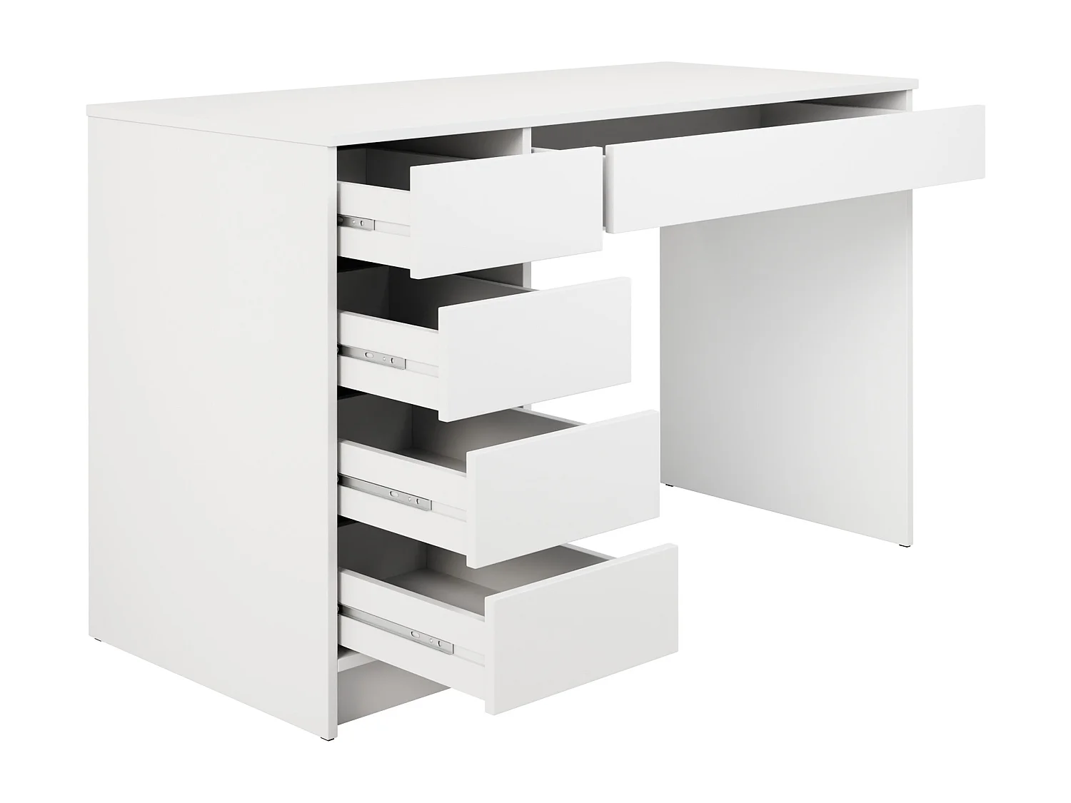 Bureau Comfivo Terros I, Avec tiroirs, Nombre de tiroirs: 5, 76x120x55cm