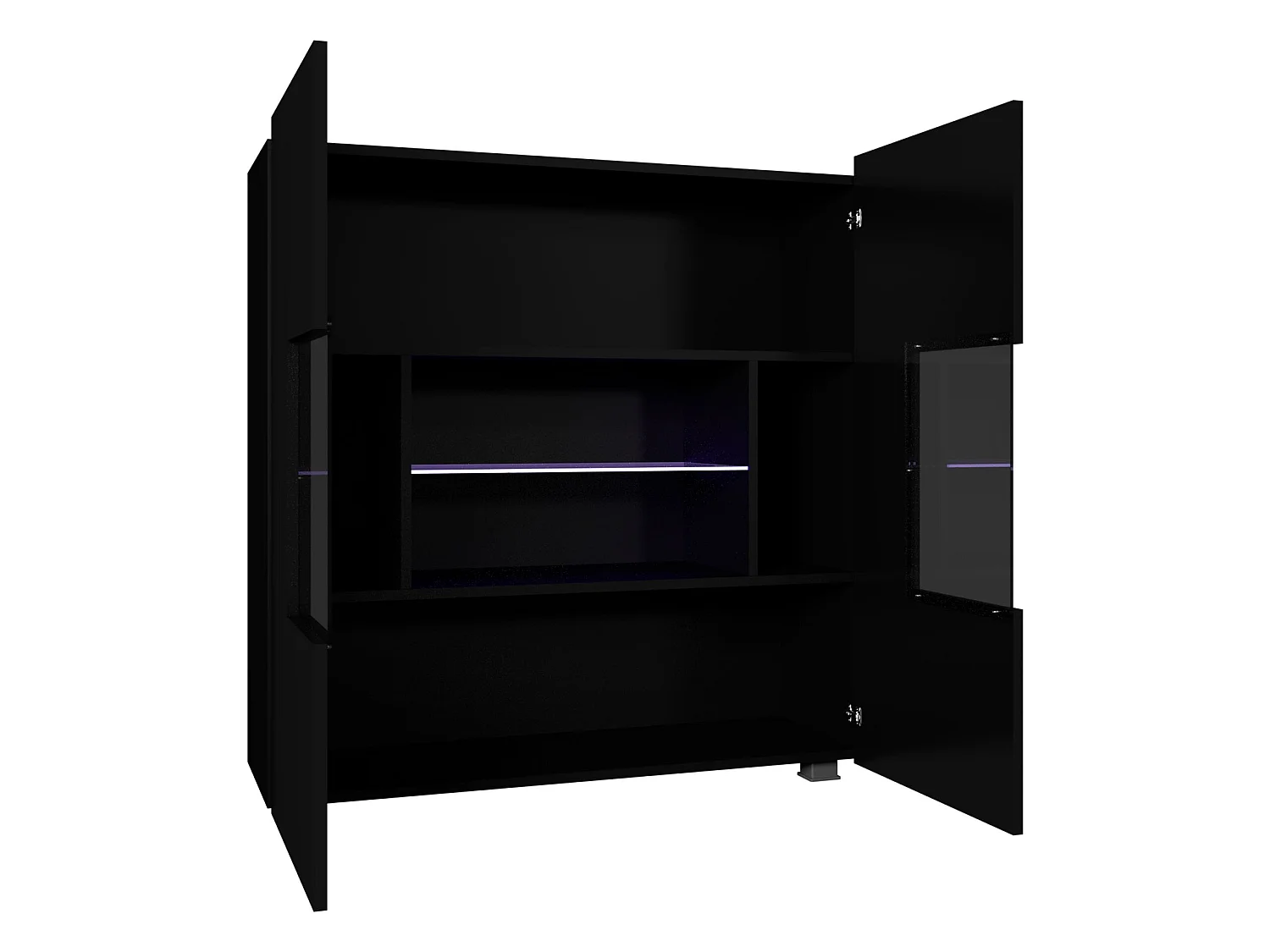 Aparador Remus, Número de puertas: 2, Aglomerado laminado, 11x10x4cm
