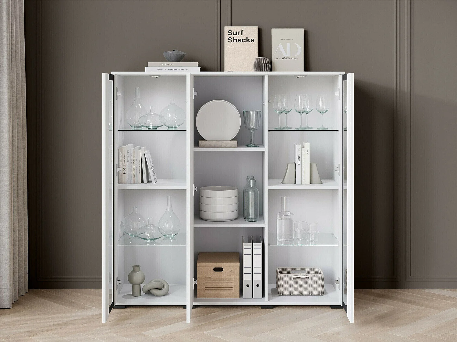 Buffet Torcame 100, Stratifié, 12x12x4cm