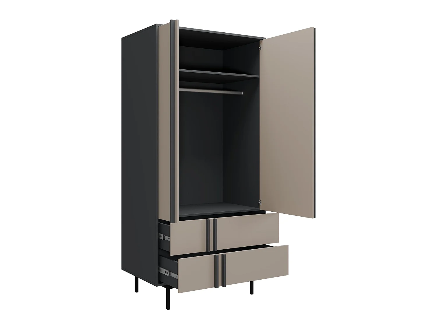 Armoire Levali 100, Nombre d'étagères: 1, 20x9x6cm