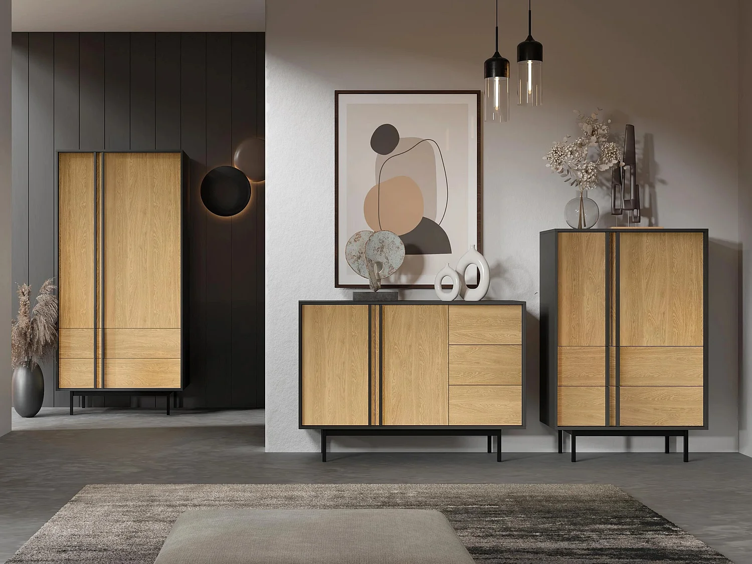 Armoire Levali 100, Nombre d'étagères: 1, 20x9x6cm