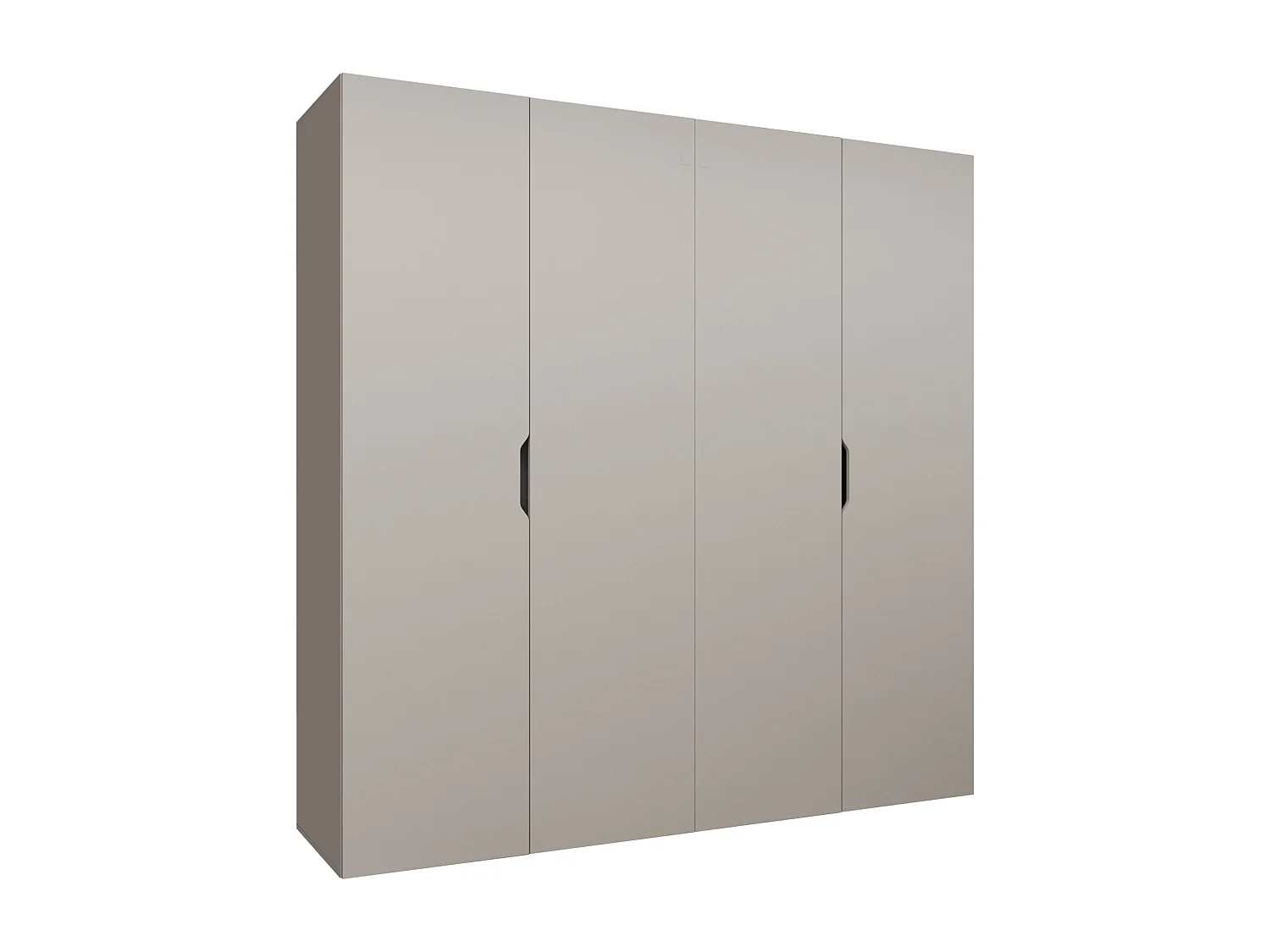 Armoire Hartford 513, Cachemire, 202x200x50cm, Portes d'armoire: Avec des charnières