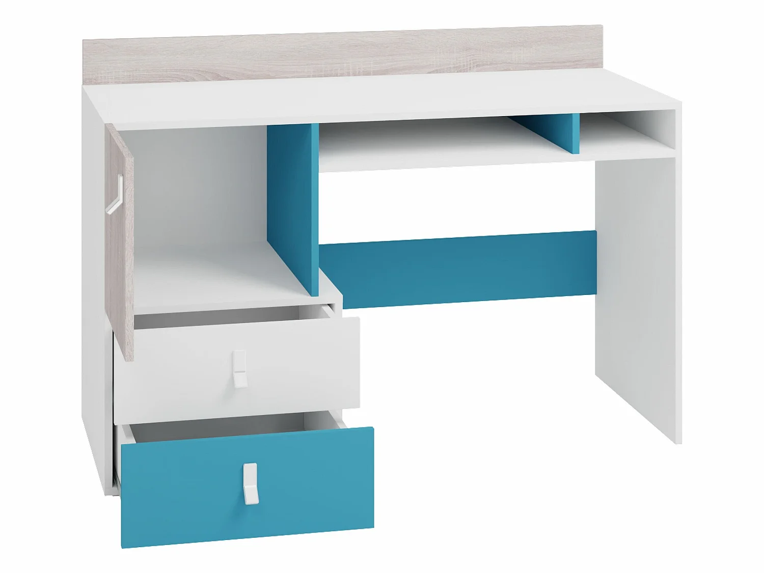 Bureau Camteso 107, Avec tiroirs, Le nombre de portes: 1, 8x13x6cm