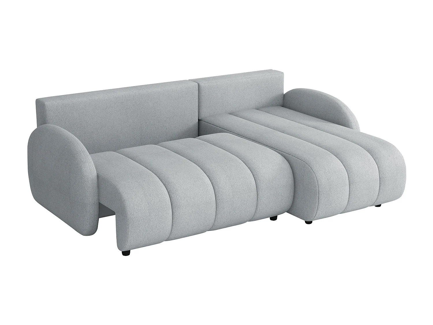 Canapé d'angle Columbus 247, Blanc, Disponible, 233x160x88cm