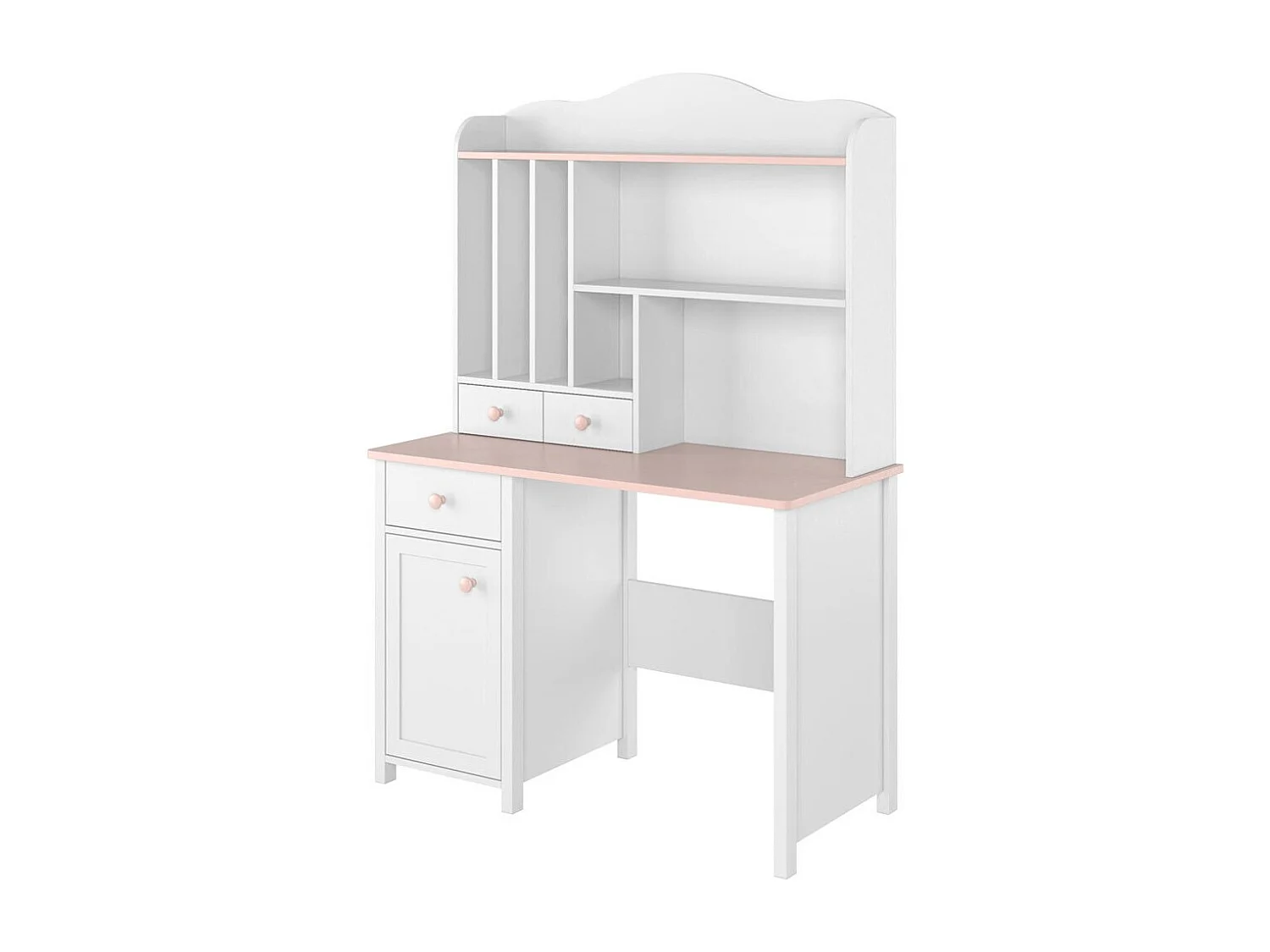 Bureau Elblive 102, Avec des portes|Avec tiroirs, Le nombre de portes: 1, 75x110x52cm