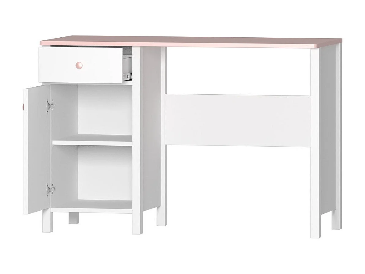 Bureau Elblive 102, Avec des portes|Avec tiroirs, Le nombre de portes: 1, 75x110x52cm