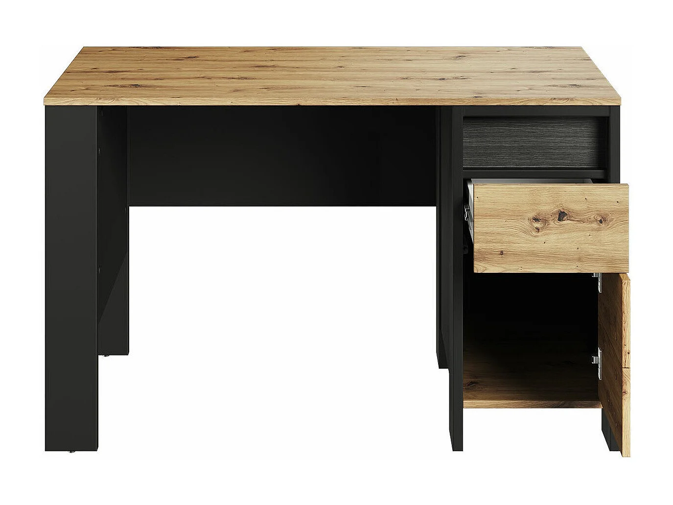 Bureau Lomsevu 104, Avec des portes|Avec tiroirs, Le nombre de portes: 1, 76x122x58cm