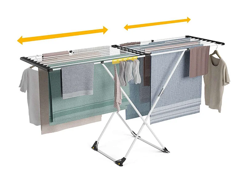 Tendedero Plegable  Expansion V25 Blanco - Newlux