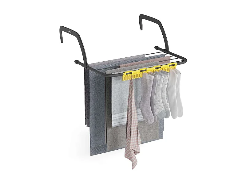 Tendedero Radiador  Aereo V5 Negro - Newlux