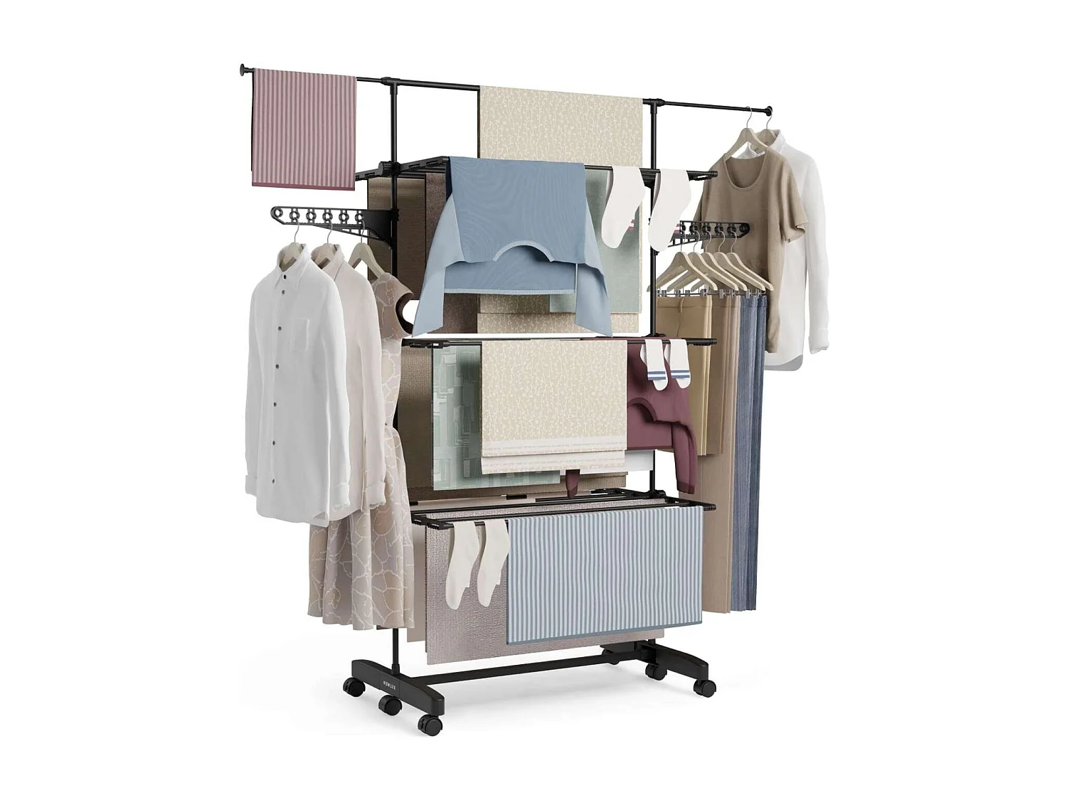 Tendedero Vertical  Fold Care V60 Negro -