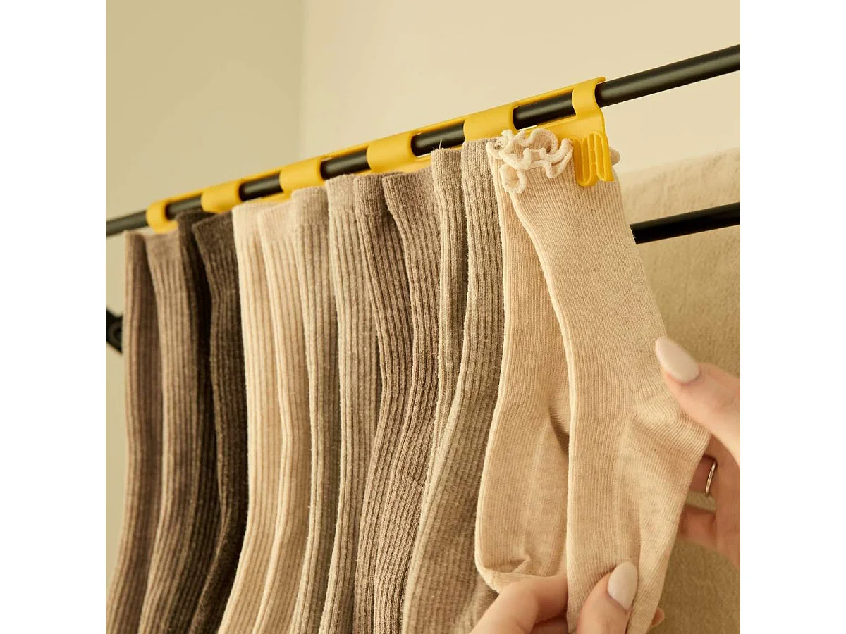 Tendedero Plegable Pared  Wall V120 Negro - Newlux