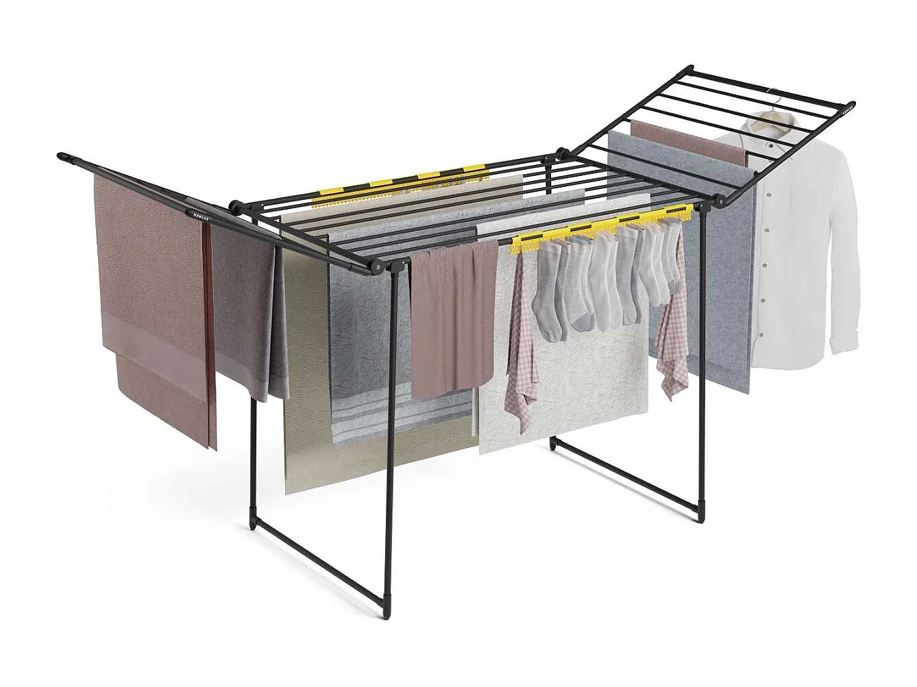 Tendedero Plegable  Bold V22 Negro - Newlux