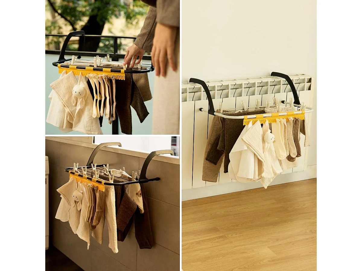 Tendedero Radiador  Aereo V5 Blanco - Newlux