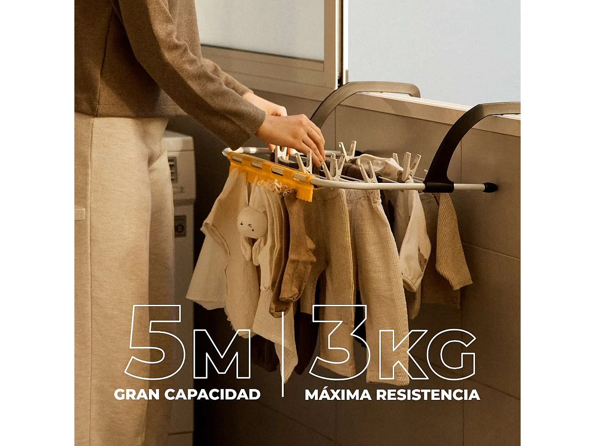 Tendedero Radiador  Aereo V5 Blanco - Newlux