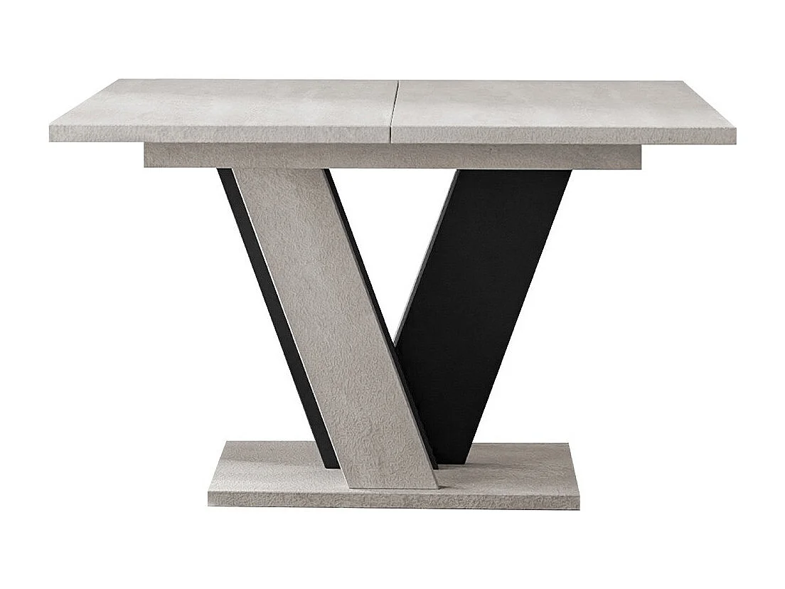 Table Goodyear 125, Noir|Gris, 75x90x120cm, Disponible, Stratifié