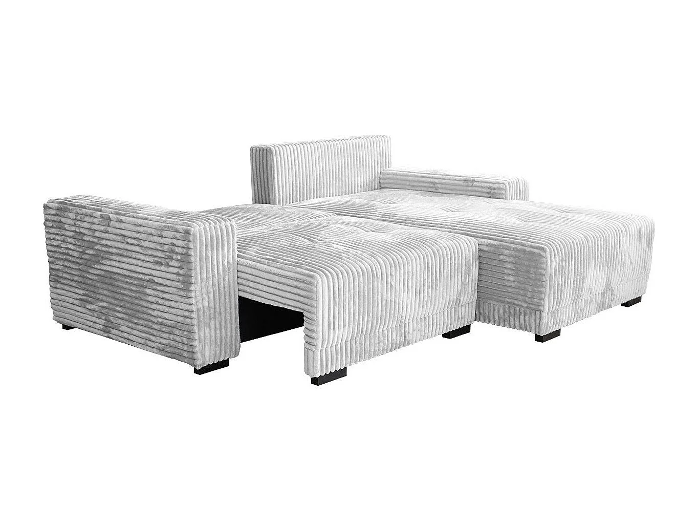 Canapé d'angle Columbus 204, Brun clair, Disponible, 237x180x90cm