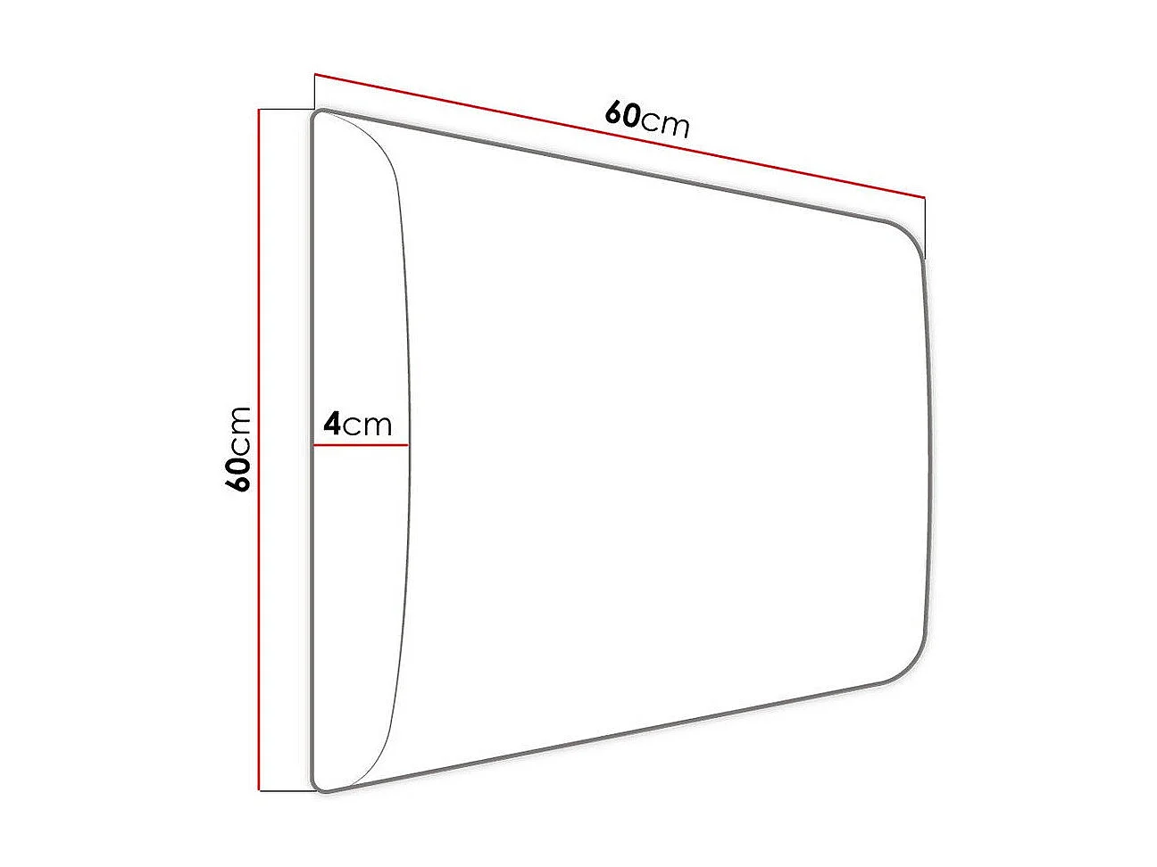 Meuble d'entrée Comfivo 399, 65x34cm, Blanc, Faux cuir|Stratifié, À poser|Murale