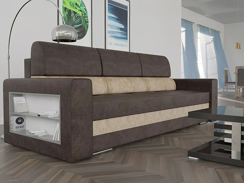 Canapé convertible Decatur 100, Disponible, 88x236x92cm